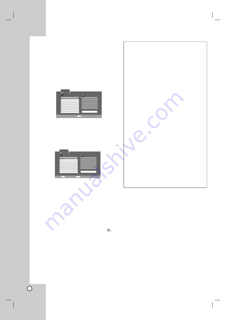 LG DV9800H Owner'S Manual Download Page 20