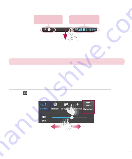 LG E460 User Manual Download Page 27