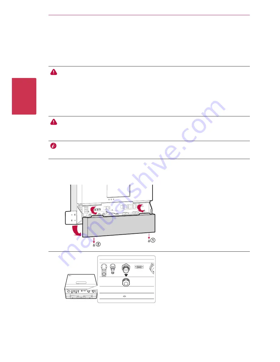 LG ED05K000E00 Installation Manual Download Page 20