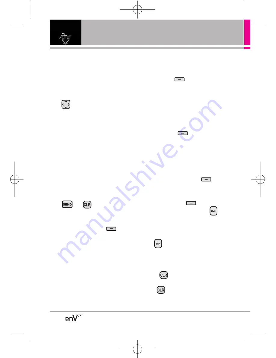 LG enV 2 User Manual Download Page 62