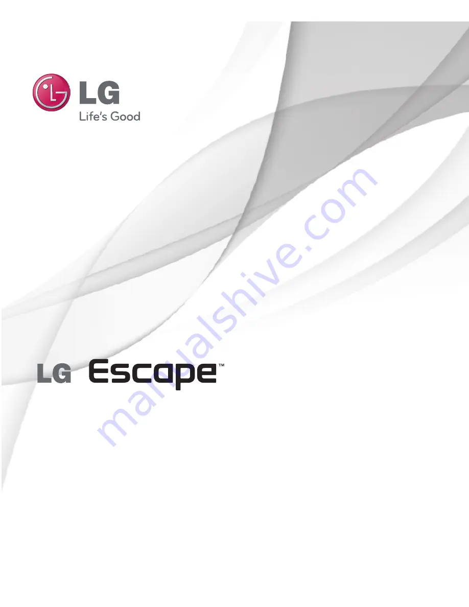 LG Escape Скачать руководство пользователя страница 1