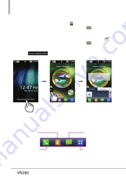 LG Extravert 2 VN280 User Manual Download Page 18