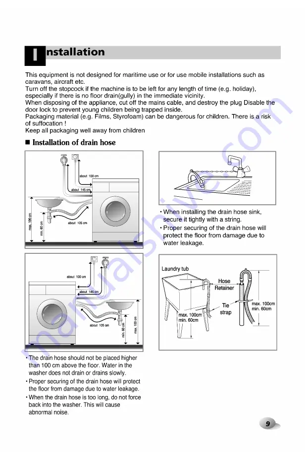 LG F1006NDP Owner'S Manual Download Page 9