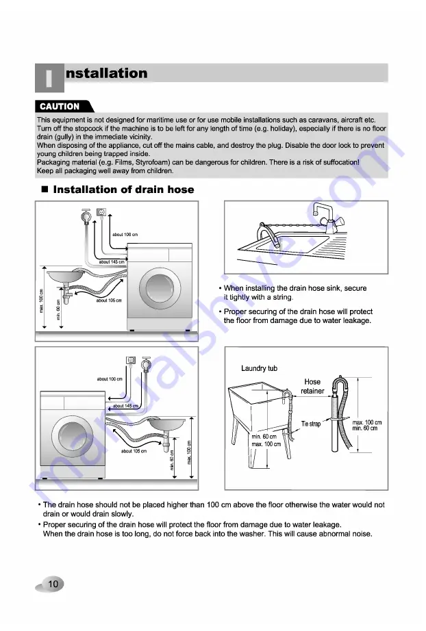 LG F1056LD Owner'S Manual Download Page 10