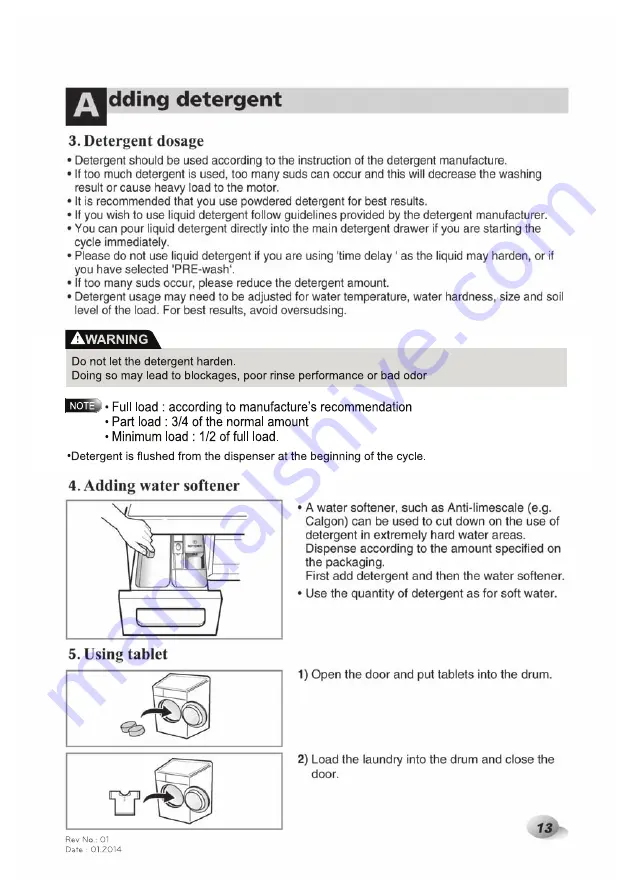 LG F1096QDT21 Owner'S Manual Download Page 13