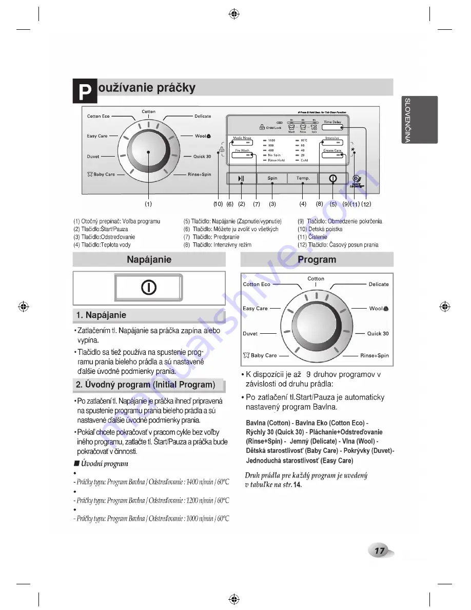 LG F10B9Q/TD(A)(1-9) Owner'S Manual Download Page 50