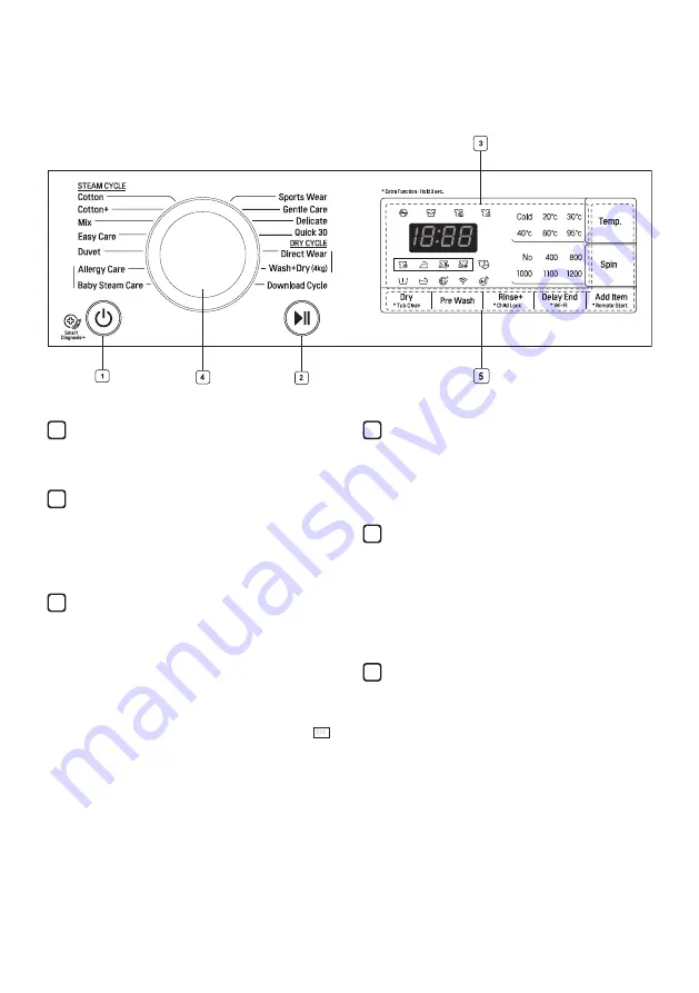 LG F12WD74SLIM Owner'S Manual Download Page 22