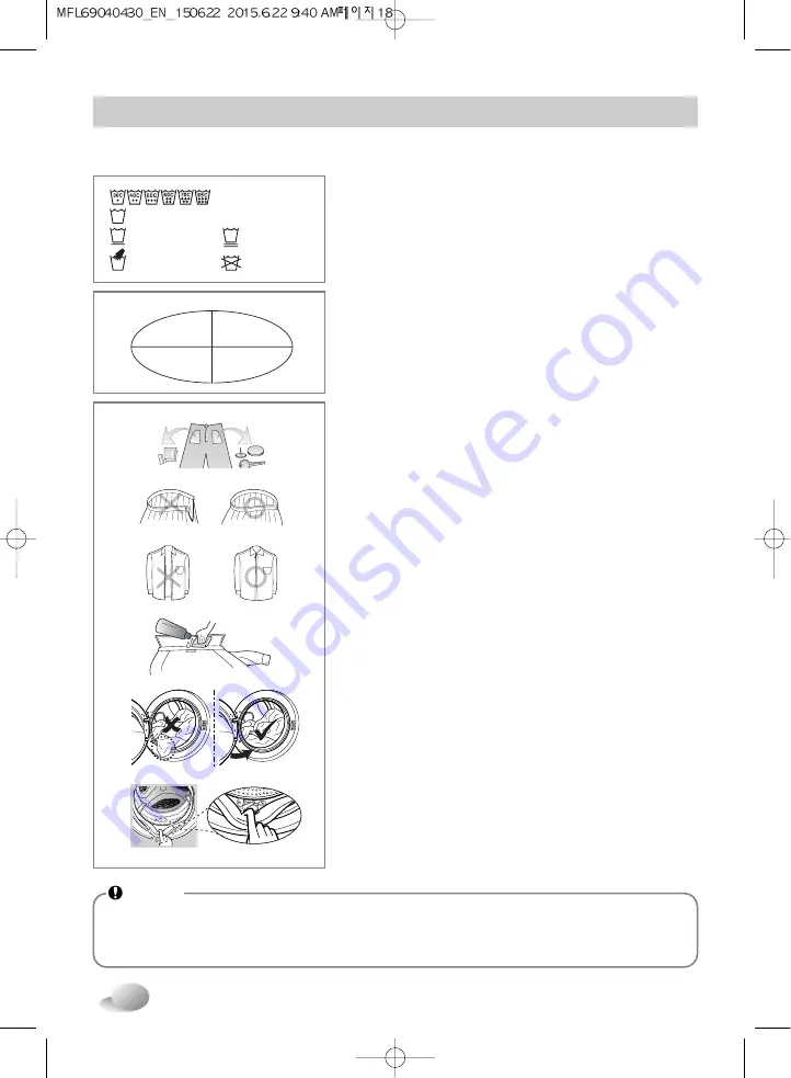 LG F1410SPRE Owner'S Manual Download Page 18