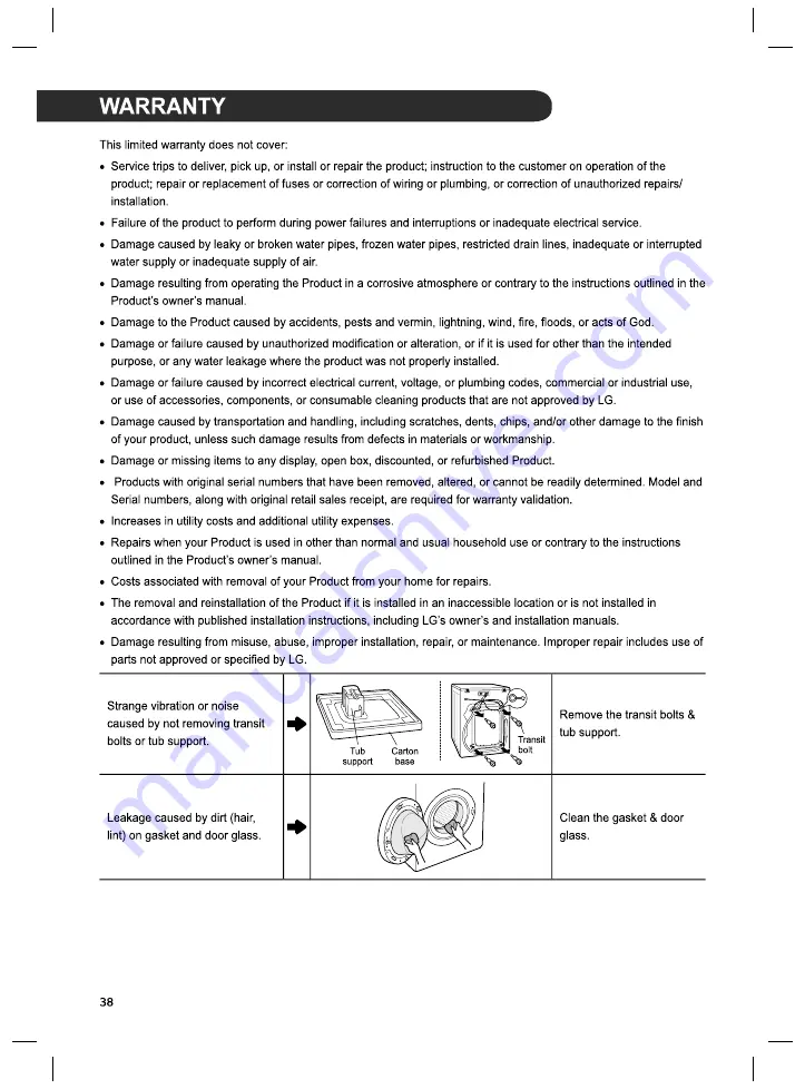 LG FH096NDA3 Owner'S Manual Download Page 39