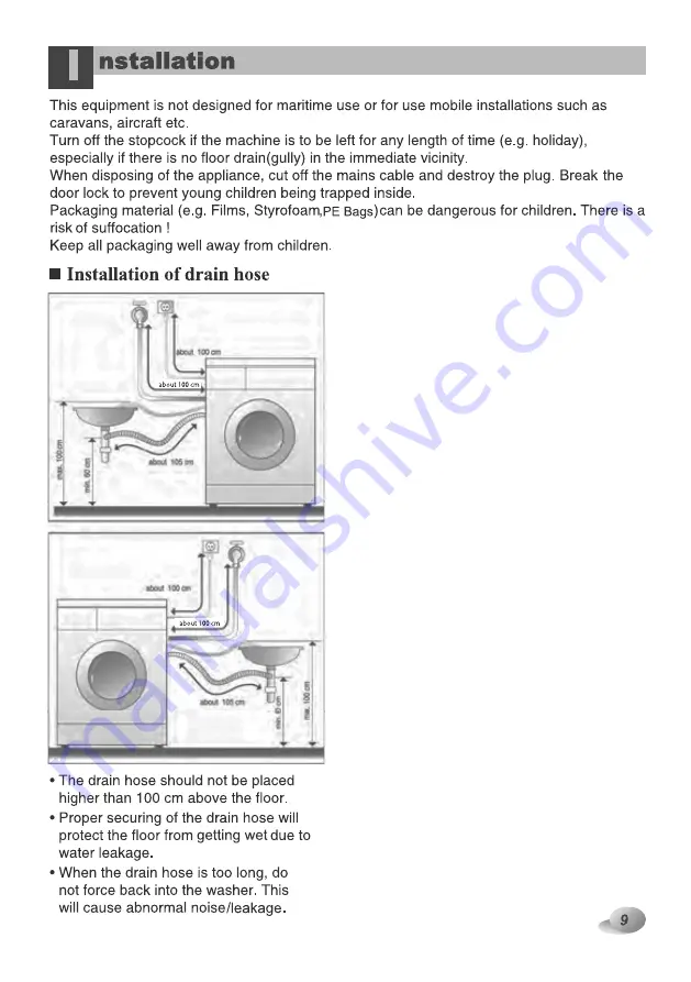 LG FHT1006HNL Owner'S Manual Download Page 9