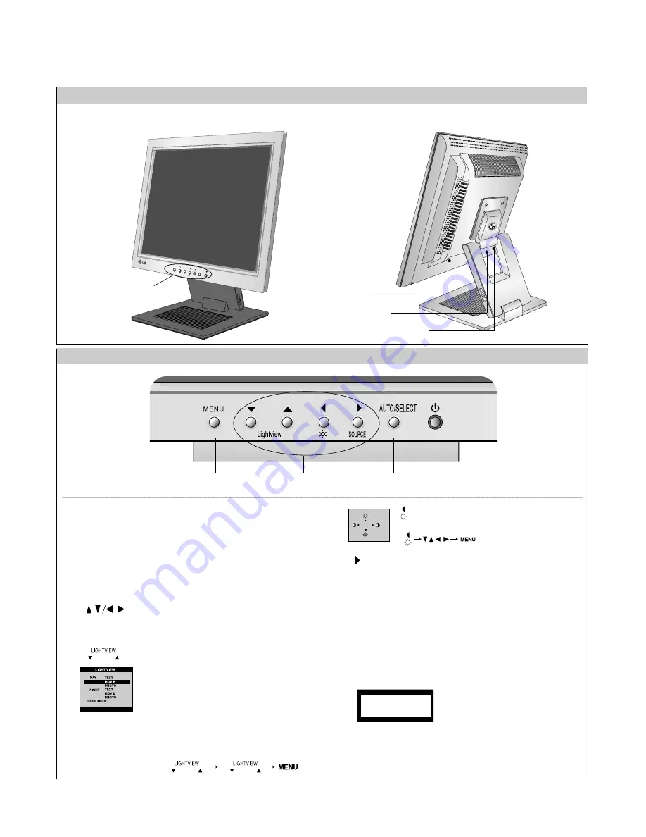 LG Flatron L1510P Service Manual Download Page 6