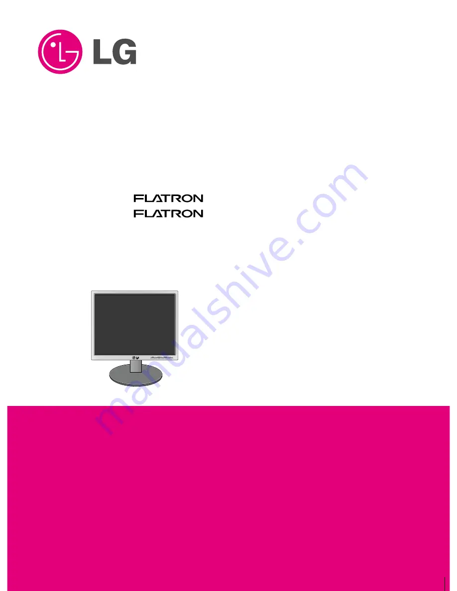 LG FLATRON L1550S-BN Service Manual Download Page 3