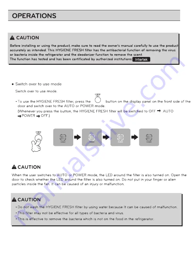 LG G D702H M Series Owner'S Manual Download Page 15