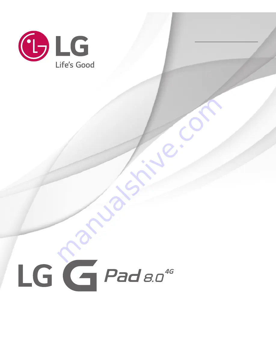 LG G Pad 8.0 V490 Скачать руководство пользователя страница 1