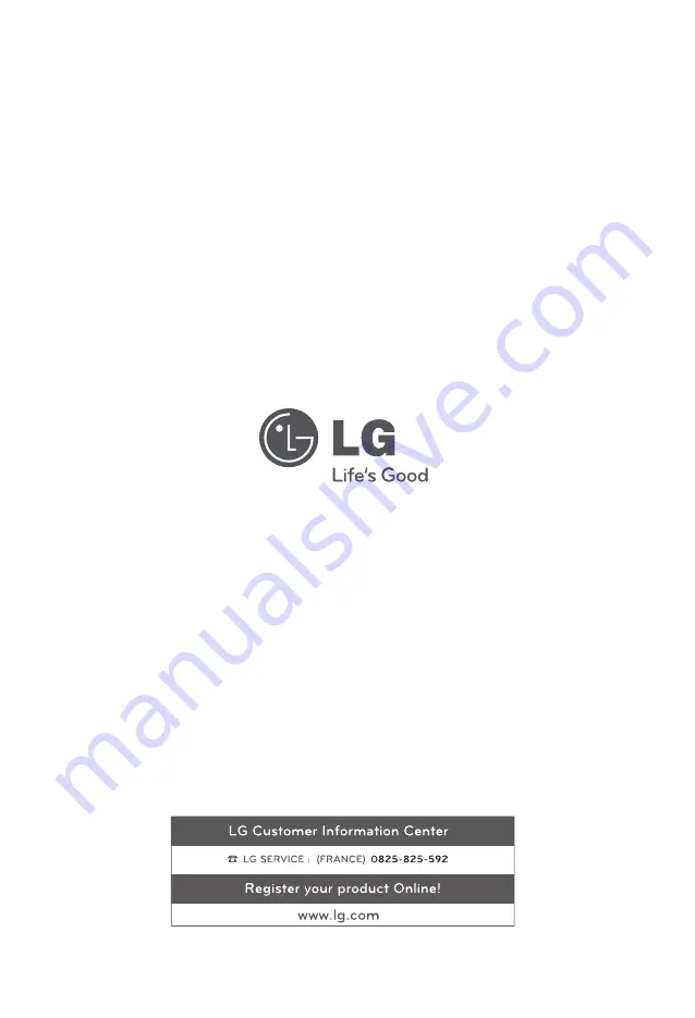 LG GC-051SW Owner'S Manual Download Page 1