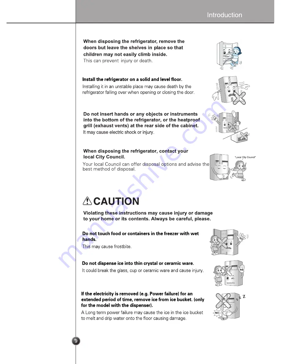 LG GC-L197HPNL Owner'S Manual Download Page 9