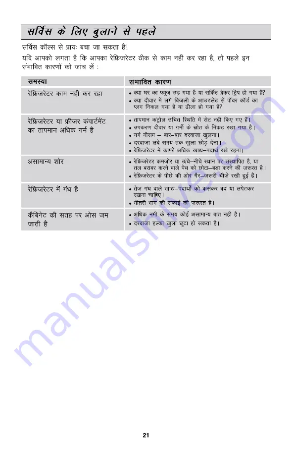 LG GL-478YEX4 Owner'S Manual Download Page 43