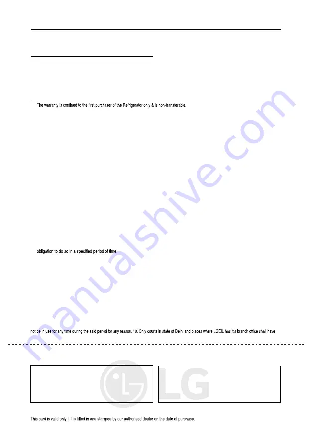 LG GL-T292RHDN Owner'S Manual Download Page 18