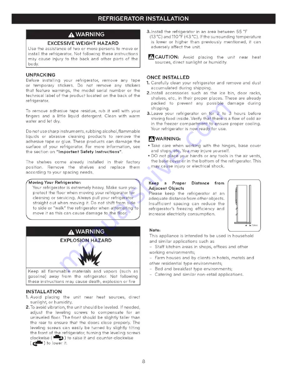 LG gm63sgs Owner'S Manual Download Page 8