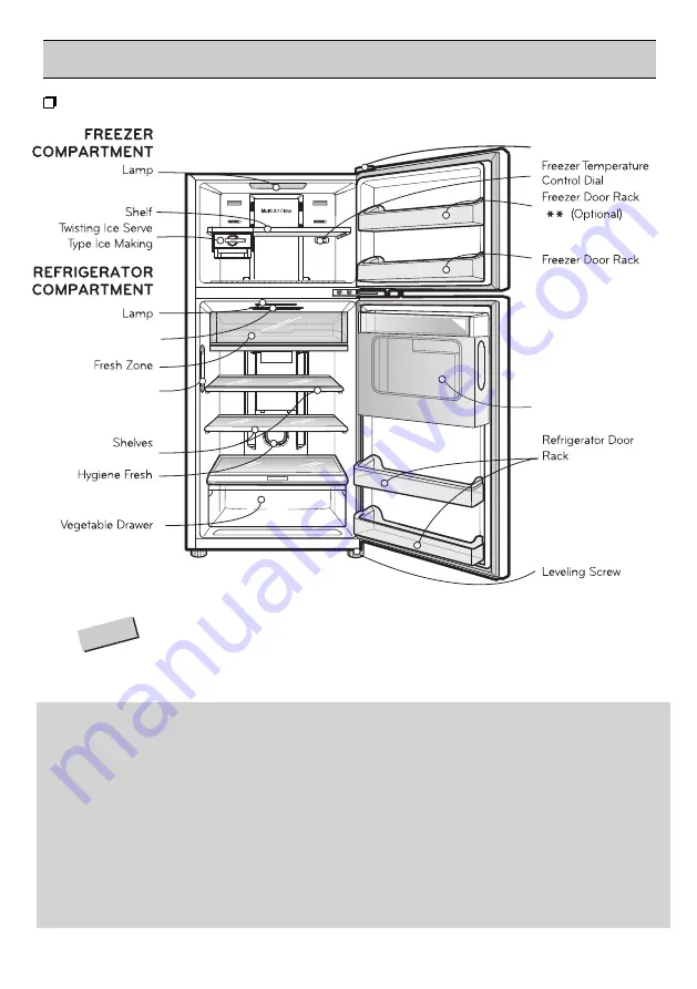 LG GN-C422SGCU Owner'S Manual Download Page 20