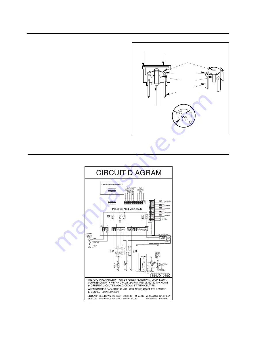 LG GR-459GTCA Service Manual Download Page 13