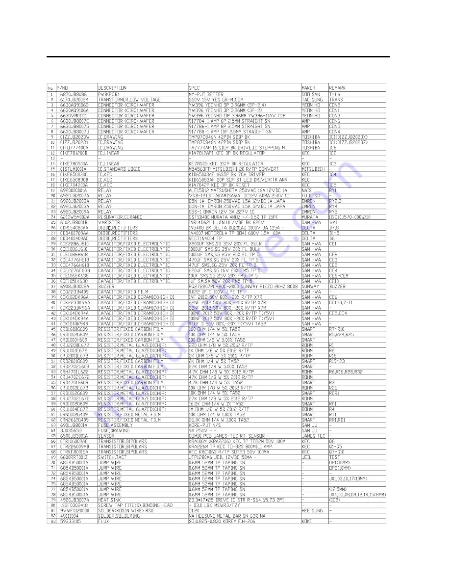 LG GR-459GTCA Service Manual Download Page 44