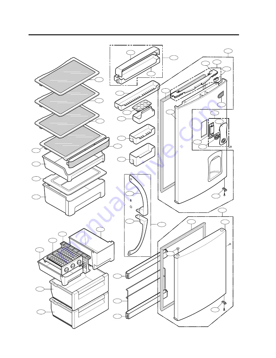 LG GR-459GTCA Service Manual Download Page 56