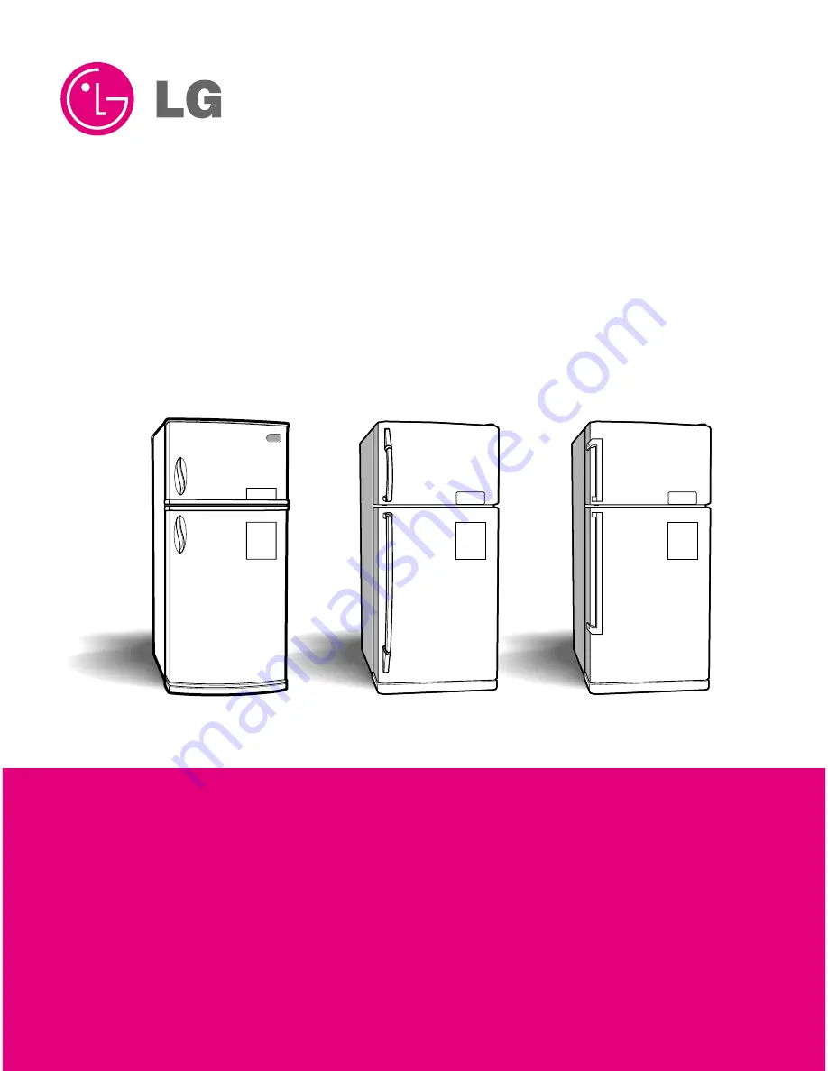 LG GR-642APA Service Manual Download Page 1