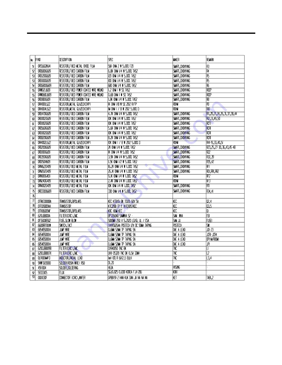 LG GR-B277 Service Manual Download Page 54