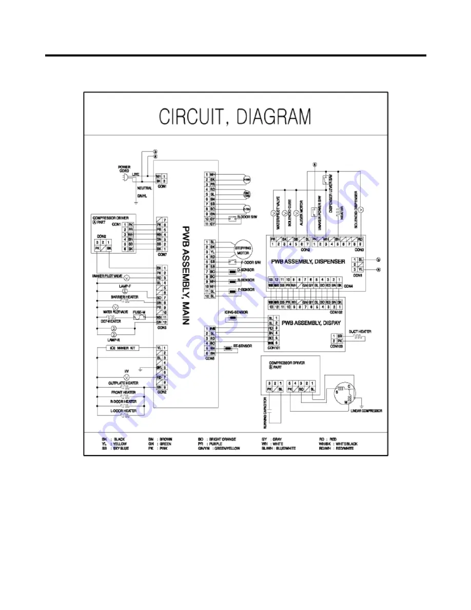 LG GR-L218 Service Manual Download Page 18