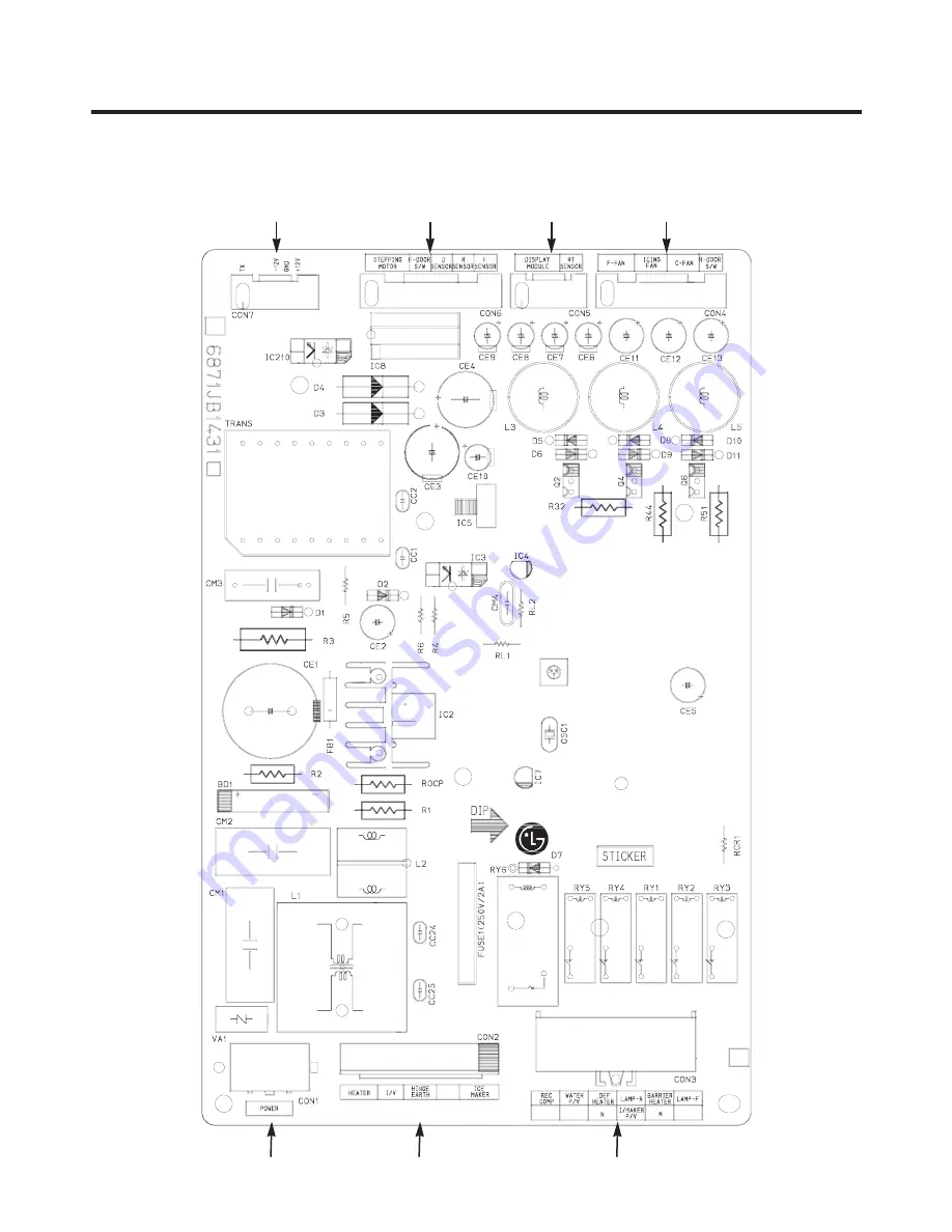 LG GR-L218 Service Manual Download Page 40