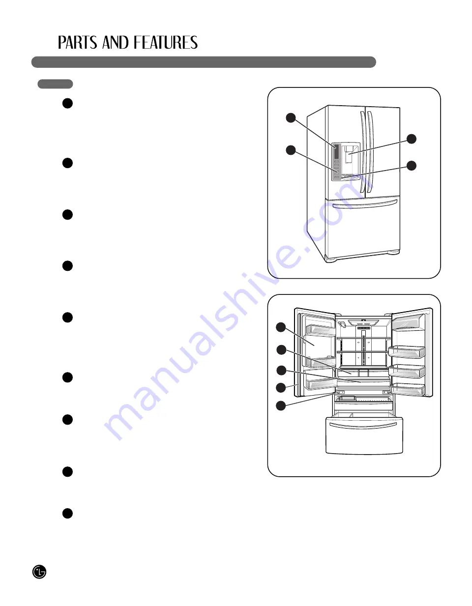 LG GR-L28ANSPP Owner'S Manual Download Page 6