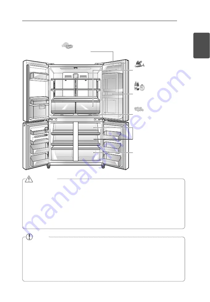 LG GR-M328FBHC Manual Download Page 17