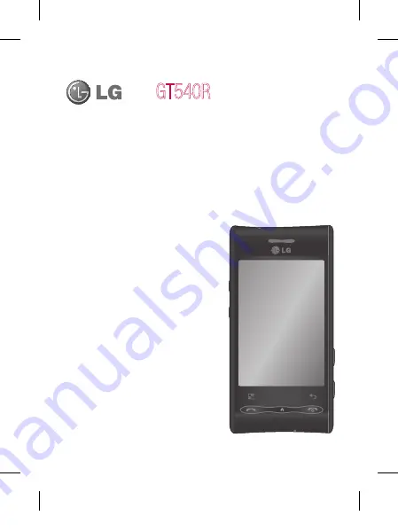 LG GT540R User Manual Download Page 3