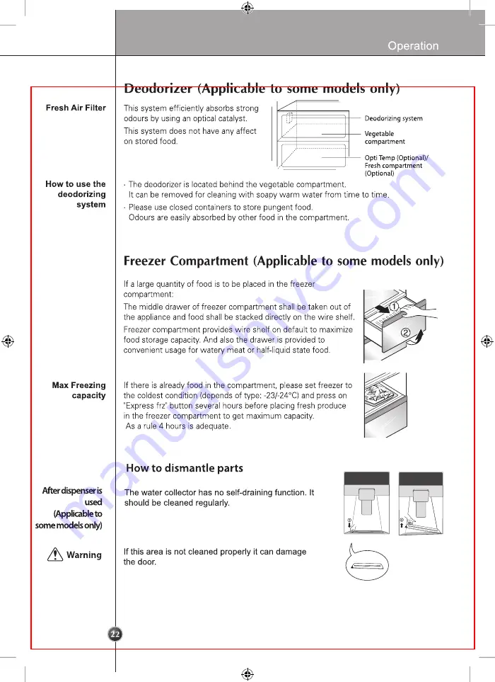 LG GWL545PZQV Owner'S Manual Download Page 23