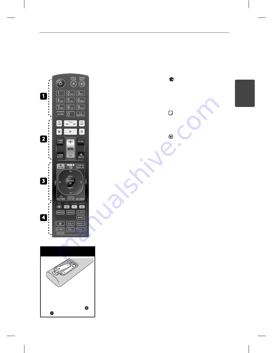 LG HB650SA Owner'S Manual Download Page 13