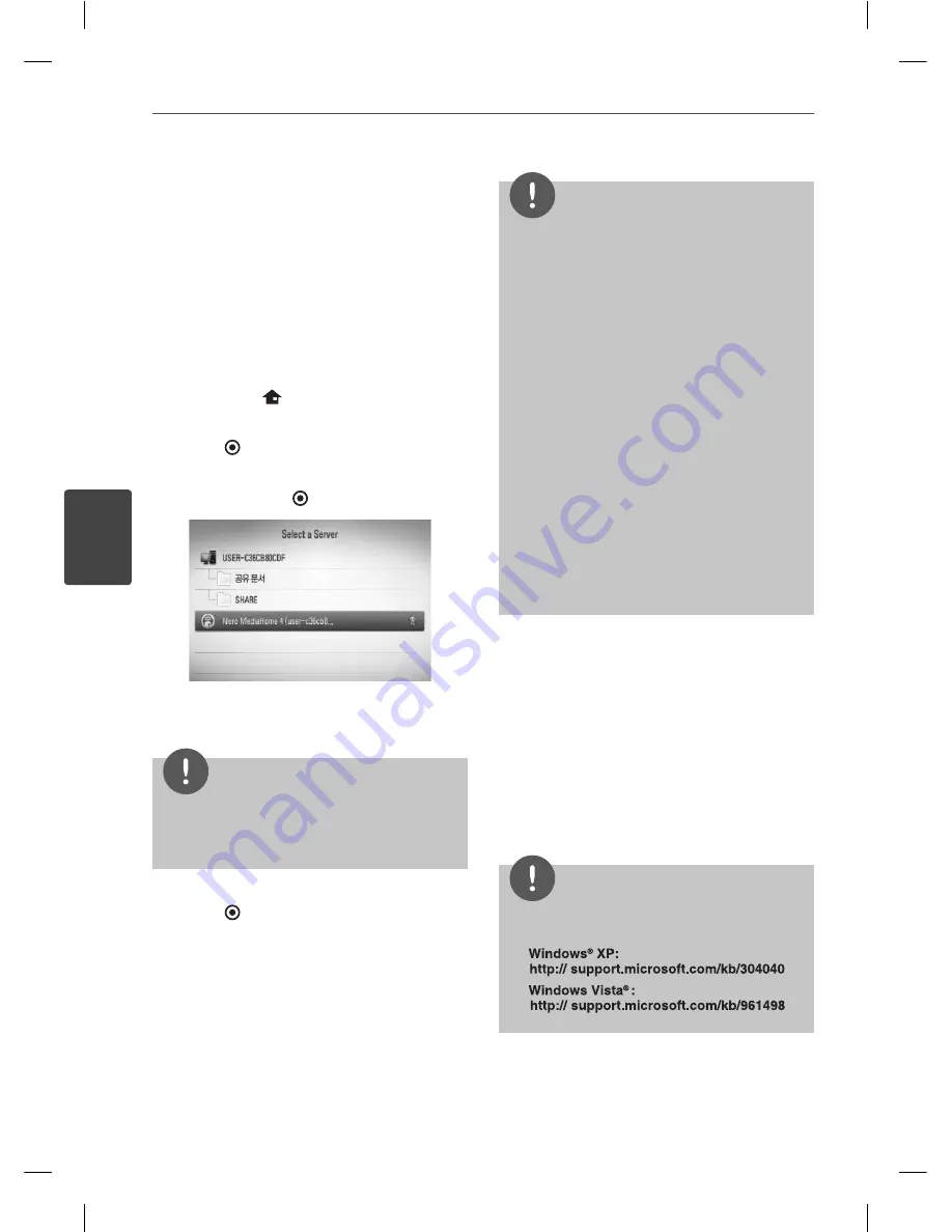 LG HB650SA Owner'S Manual Download Page 62