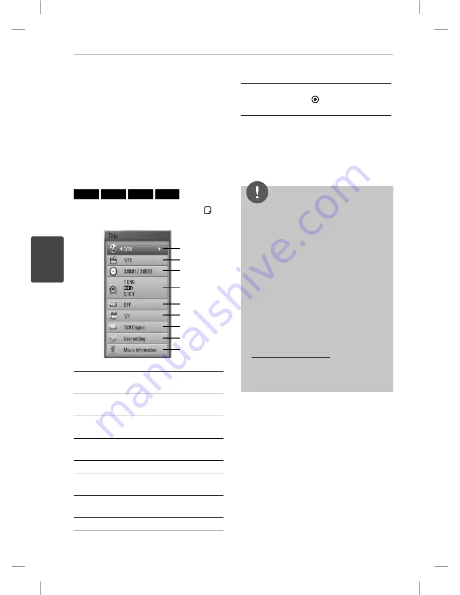 LG HB905NS Owner'S Manual Download Page 44