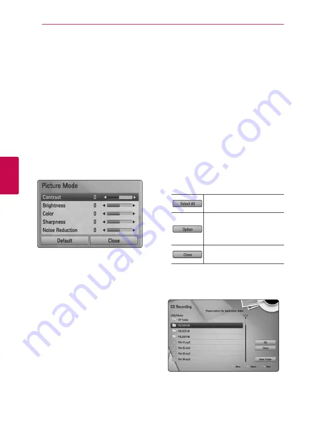 LG HLX56S Owner'S Manual Download Page 48