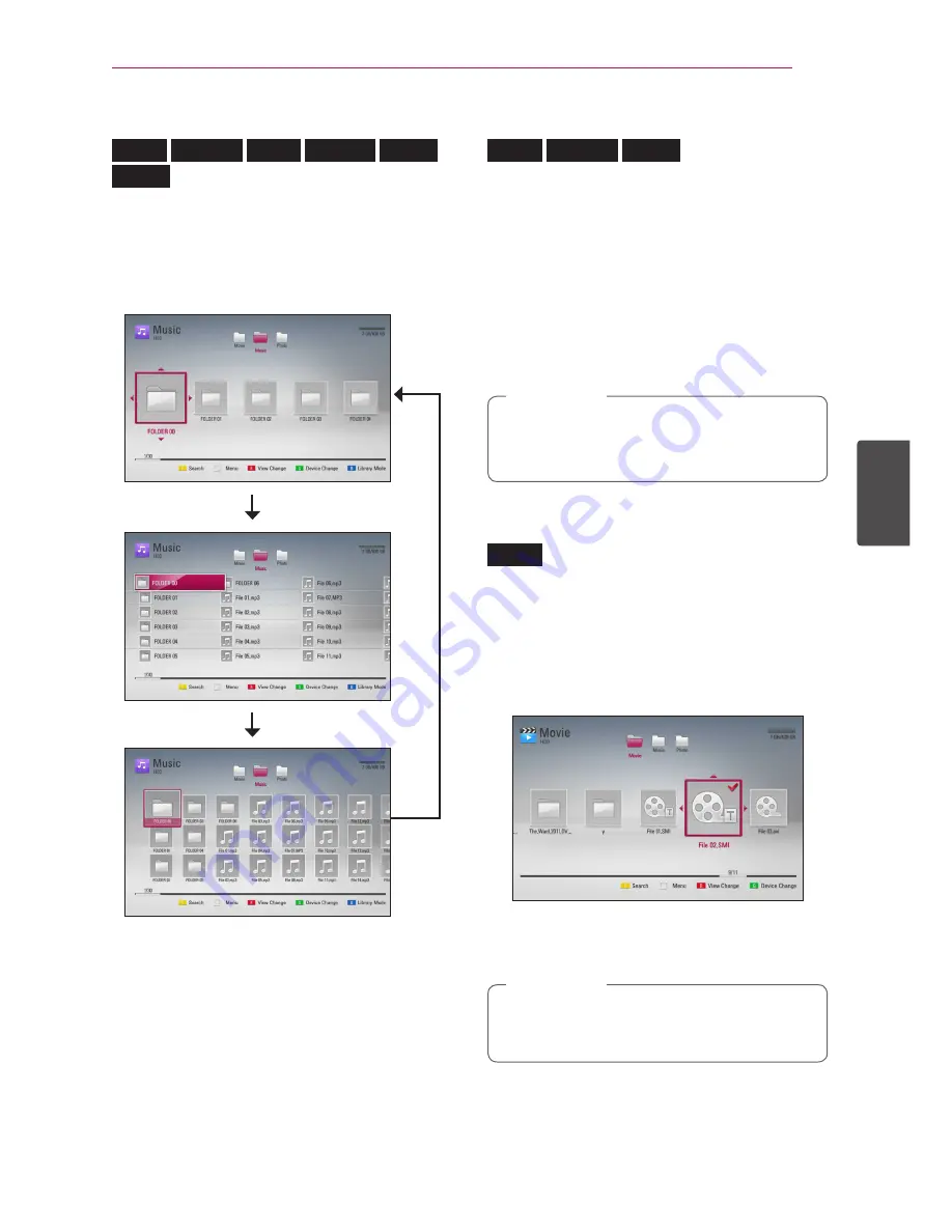 LG HR922C Owner'S Manual Download Page 53