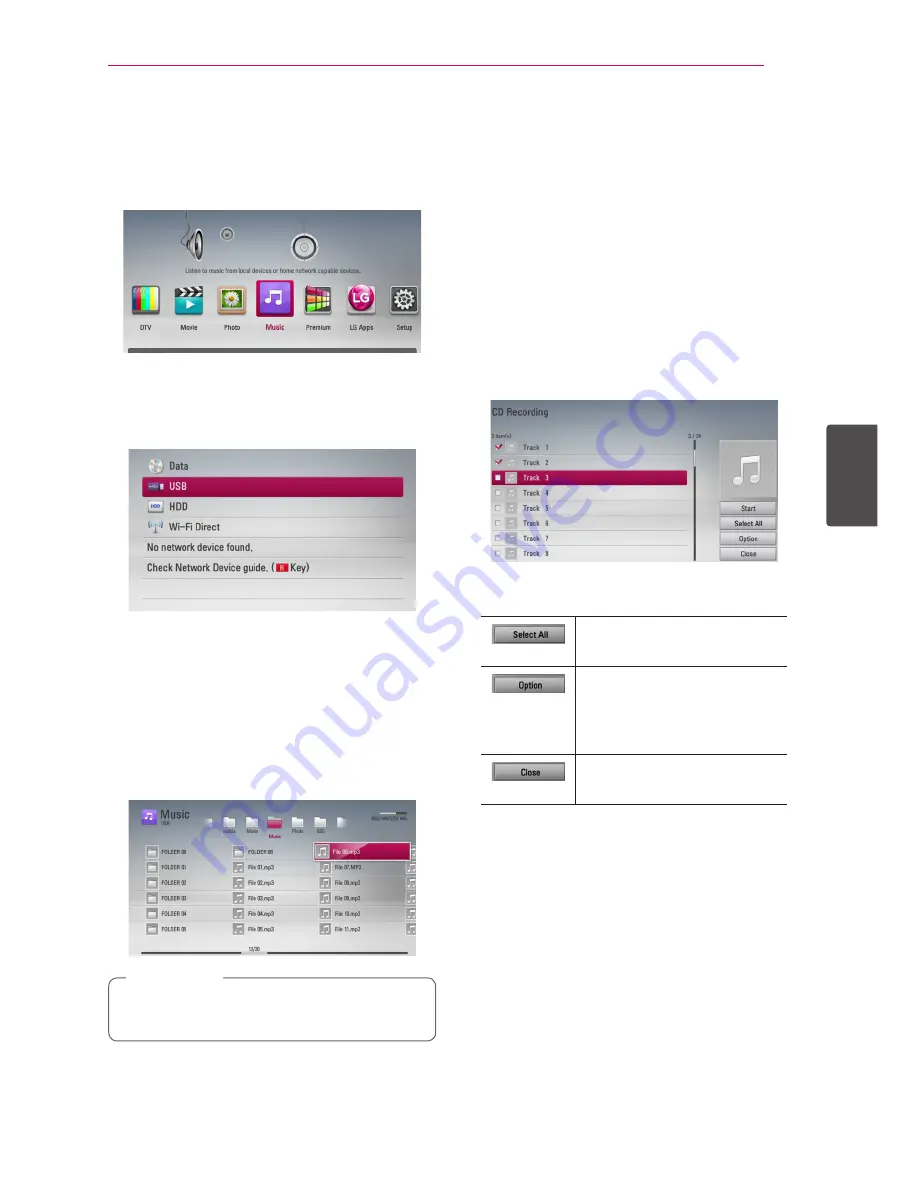 LG HR922C Owner'S Manual Download Page 69