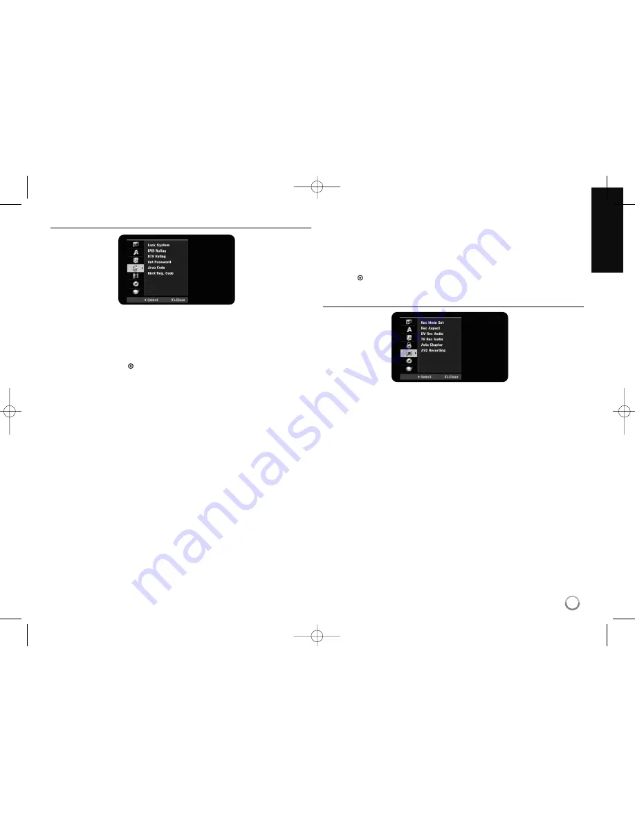 LG HRT403DA Owner'S Manual Download Page 21