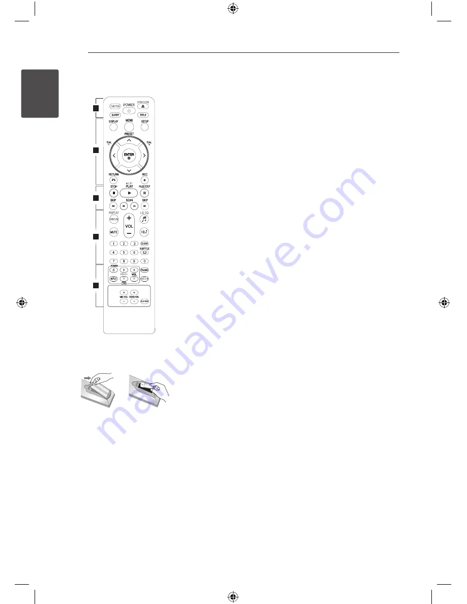 LG HT306PD Owner'S Manual Download Page 12