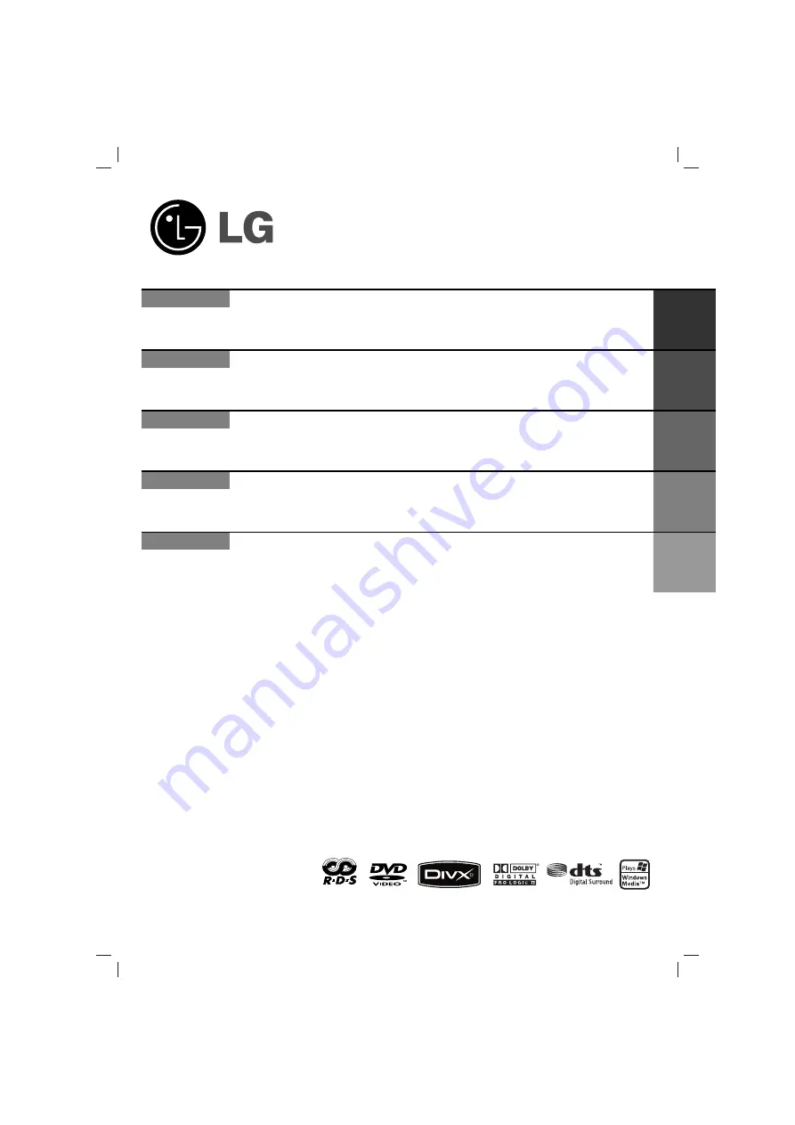 LG HT353SD Manual Download Page 1