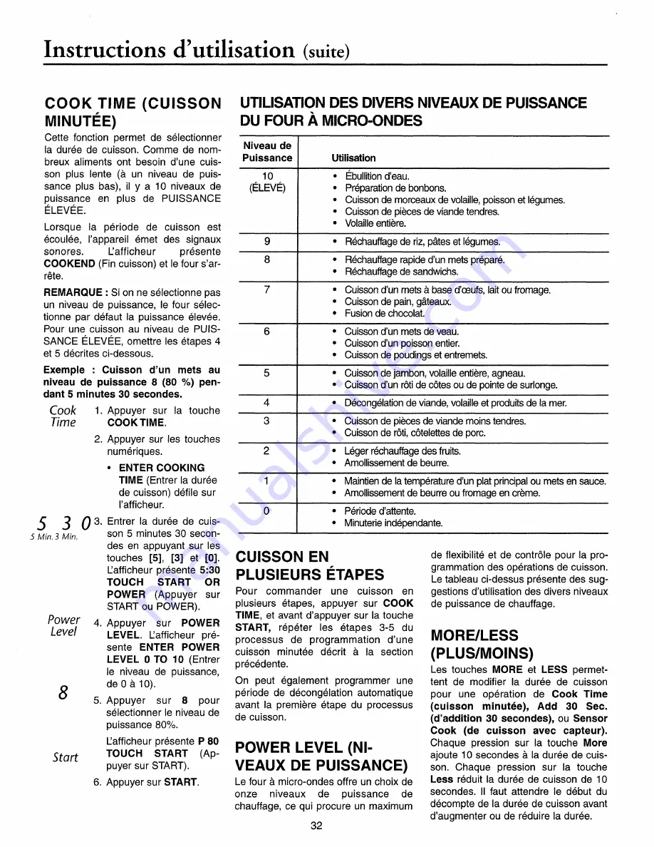 LG JMC8127DD Owner'S Manual Download Page 32