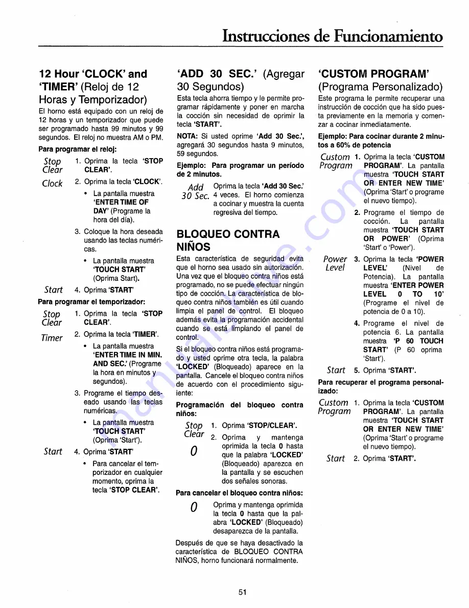 LG JMC8127DD Owner'S Manual Download Page 51