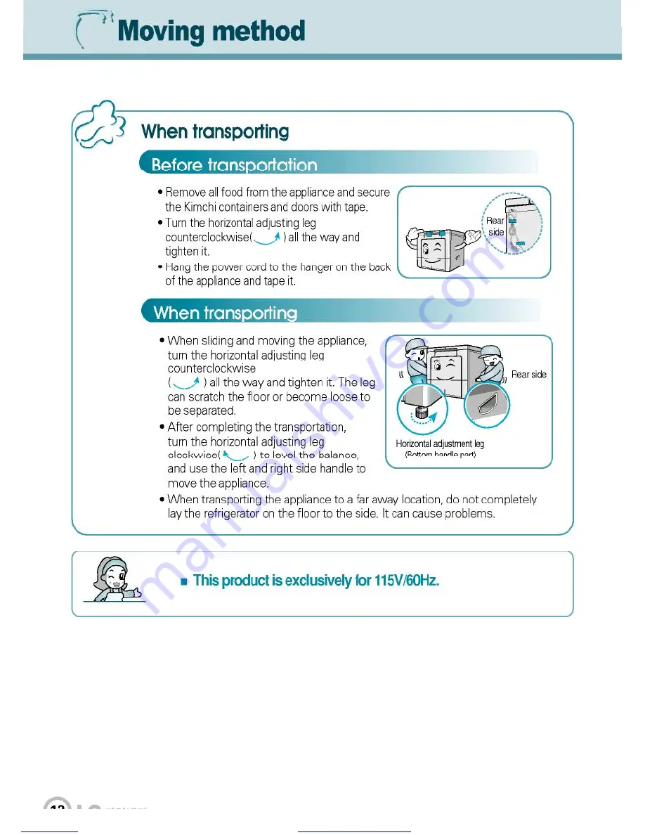 LG Kimchi GR-K24PS User Manual Download Page 11