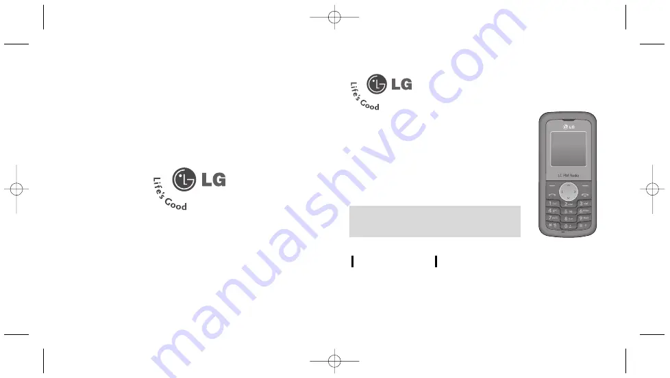 LG KP105a User Manual Download Page 1