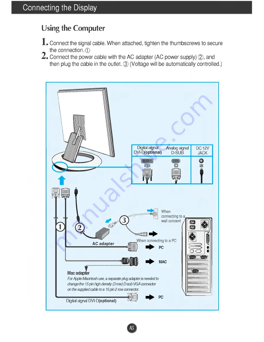 LG L1970HQ User Manual Download Page 6