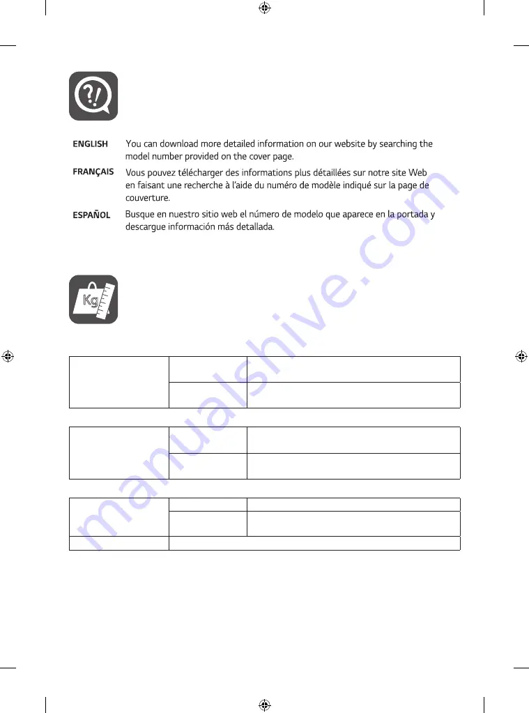 LG LAA015FL7B1 Installation Manual Download Page 2